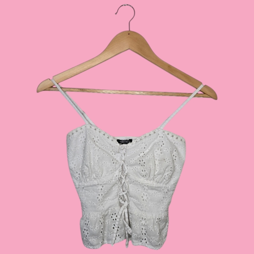 White Crop Top